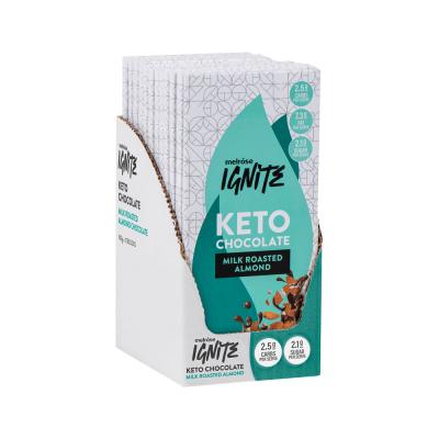 Melrose Ignite Keto Roasted Almond Milk Chocolate 100g x 12 Display